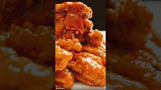 Hot Sauce Honey chilli buffalo wings🌶️🌶️🌶️ shorts hotsauce [upl. by Enala]