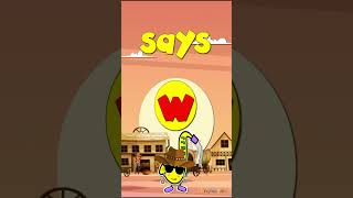 Consonants  The Letter Ww  Phonics Song  Short Vowels  Long Vowels shorts [upl. by Odraboel]