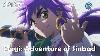 Trailer  Anime Magi Adventure of Sinbad Legendado [upl. by Donnell]