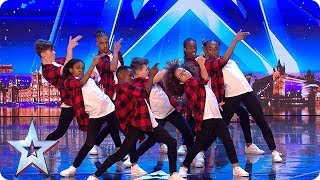 The next generation of dance legends Meet DVJ  Auditions Week 1  Britain’s Got Talent 2018 [upl. by Patricia]