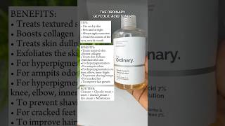 The Ordinary Glycolic acid toner glycolicacid skincareshorts bestskincare skincareaddict [upl. by Neirod441]