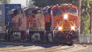 Another amazing weekend of railfanning with BNSF Amtrak Union Pacific and Metrolink [upl. by Buell]