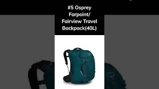 Top 5 travel backpacks [upl. by Karlie124]