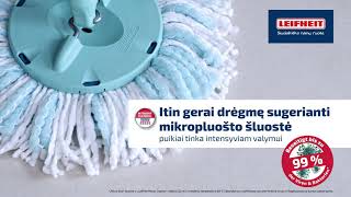 Grindų valymo rinkinys Leifheit Clean Twist Mop  Gerduva [upl. by Aidua729]