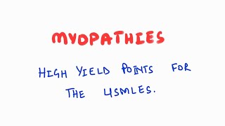 Myopathies USMLE [upl. by Neelrahc]