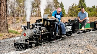 Riding Powerful Tiny Locomotive Train on World Longest Model Train Track [upl. by Boles]