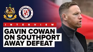 INTERVIEW Gavin Cowan on Southport 31 Brackley Town [upl. by Rondon]