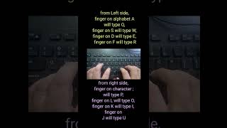 learn typing in 1 minute lesson 3 AQSWDEFR PLOKIJU [upl. by Preston523]