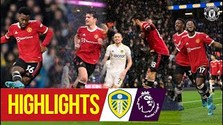 Reds score four to win epic Elland Road clash  Leeds United 24 Manchester United  Premier League [upl. by Vladamir804]