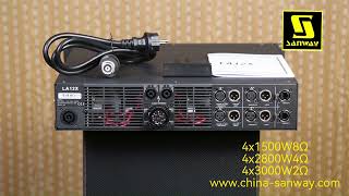 LA12X 4CH DSP power amplifier [upl. by Sidon]