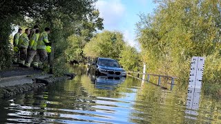 Fire Rescue  Essex amp Bedfordshire flooding  vehicles vs deep water  flood compilation [upl. by Ugo]