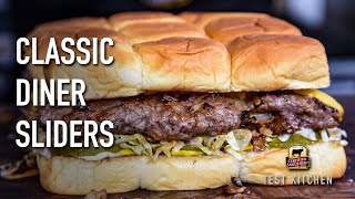 Old School Diner Sliders Recipe [upl. by Georgine801]