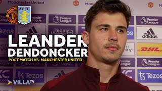 POST MATCH  Leander Dendoncker reflects upon Manchester United defeat  MUNAVL [upl. by Asillem]