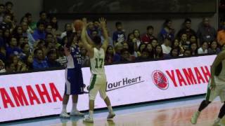 Kiefer Ravena Runs Away To Avoid Getting Fouled Ateneo vs La Salle [upl. by Adnoluy]