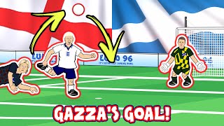 💥Gazzas Goal Euro 96💥 Footballers Attempt England vs Scotland Goals Highlights 1996 2021 [upl. by Oos711]