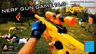 NERF GUN GAME 140  Nerf First Person Shooter [upl. by Pacorro894]