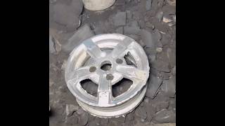 For the first time Car Alloy Rims areManufactured From Aluminum Waste in The Old Fashioned way [upl. by Amorete]