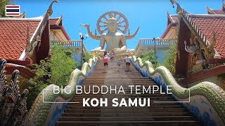 Koh Samui Big Buddha Temple Wat Phra Yai Walking Tour 202408104K [upl. by Lontson]