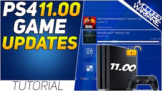 Installing PS4 Game Updates on 1100 Jailbreak [upl. by Geller]