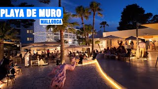 Playa de Muro Mallorca 🇪🇸 Nightlife 🍺 [upl. by Crispas]