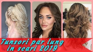 20 modele 💐 de tunsori par lung in scari 2019 [upl. by Germaun]