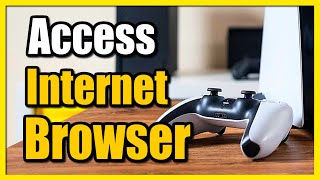 How to Access Web Browser on PS5 Console Fast Tutorial [upl. by Judus580]