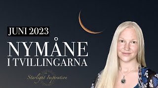 Nymåne i Tvillingarna  Saturnus Retrograd  Vedisk Astrologi  Juni 2023 [upl. by Chancey]