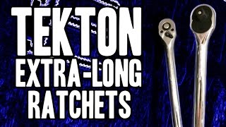 TEKTON ExtraLong Ratchets 38quot amp 12quot 15010  15013 [upl. by Ayotol]