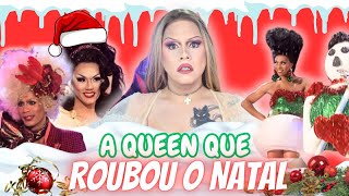 ANALISANDO A RUNWAY DA 3° TEMPORADA DE DRAG RACE  A QUEEN QUE ROUBOU O NATAL [upl. by Enaxor]