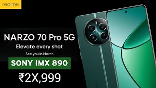 Realme Narzo 70 Pro 5G  India Launch  Narzo 70 Pro 5G Price in India amp Specs  Narzo 70 Pro 5G 🔥 [upl. by Aiuoqes]