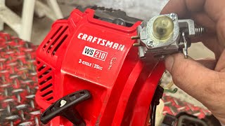 How to rebuild a walbro wt11161 carb for a craftsman ws210 weed whacker [upl. by Rollins]