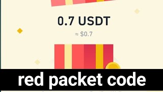 Binance red packet code today  red packet code in binance today [upl. by Arihas]