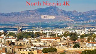 North Nicosia Turkish Side 4K  Driving in the Worlds Last Divided Capital  Cyprus [upl. by Buckden]