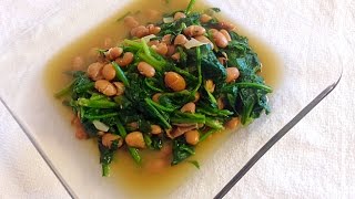 ESPINACAS MUY NUTRITIVAS CON FRIJOLESSPINACH [upl. by Catt822]