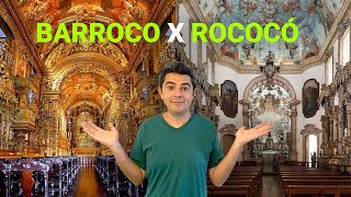 Qual a diferença entre o Barroco e o Rococó [upl. by Eciened]