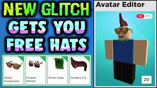 OMG THIS NEW GLITCH GIVES FREE HATS Old Event Items For Free [upl. by Anawt]