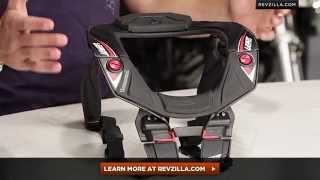 Leatt STX RR Road Neck Brace Review at RevZillacom [upl. by Alrich157]