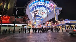 Fremont St Friday in Las Vegas [upl. by Garv]