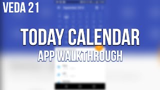 Today Calendar for Android App Walkthrough  SoleilTech [upl. by Aryl173]