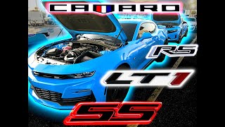 Camaro LT1 RS vs Camaro SS testing out mods  ATI under drive pulley [upl. by Hairacaz]