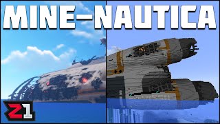 Subnautica AND Minecraft Minenautica Minecraft Mod  Z1 Gaming [upl. by Arjan]