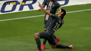 20 Stade Reims vs PSG  Coupe de la Ligue 16avos  FIFA 20 [upl. by Elyad]