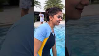 Family swimming at pool funoverloaded kidsswimmingvideos [upl. by Stormi214]