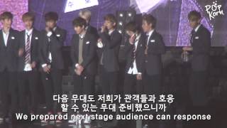 131003 EXO Interview1 Eng Sub GMarket Concert Stay G6 [upl. by Adnole936]