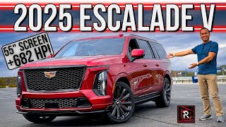 The 2025 Cadillac Escalade V ESV Is An Extra Large amp Luxurious SUV With Insane Tech [upl. by Reilly]