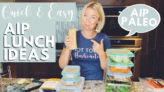 QUICK AND EASY AIP LUNCHES  AIP Lunch Ideas [upl. by Nivrac]