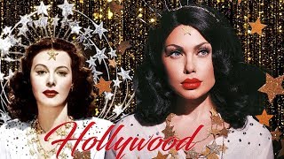 Classic Hollywood Inspired Makeup  Hedy Lamarr Makeup Tutorial  Vintage Red Lip  Bailey Sarian [upl. by Naitsirhk749]