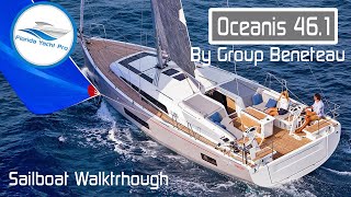 Oceanis 461 Sailboat By Group Beneteau 2022 Walkthrough  the 2021 Annapolis Sailboat Show [upl. by Lanny]