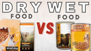 Dry Vs Wet Pet Food  Whats The Difference [upl. by Royo]