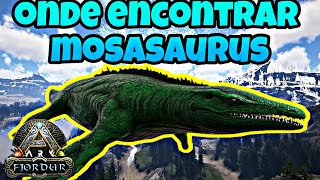 ONDE ENCONTRAR MOSASAURUS EM ARK FJORDUR [upl. by Ecnadnac]